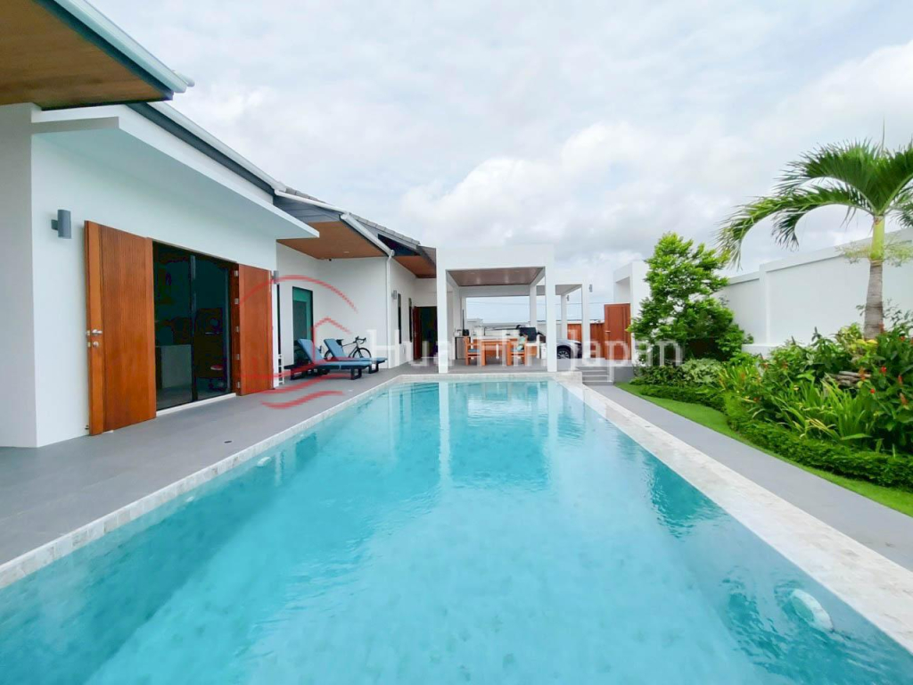 Very Solid Tropical-Modern Style 3 Bedroom  Pool Villa Close to Pineapple Valley Golf in Hua Hin for Rent (Completed in 2024, Fully Furnished) - Hua Hin - photo 2