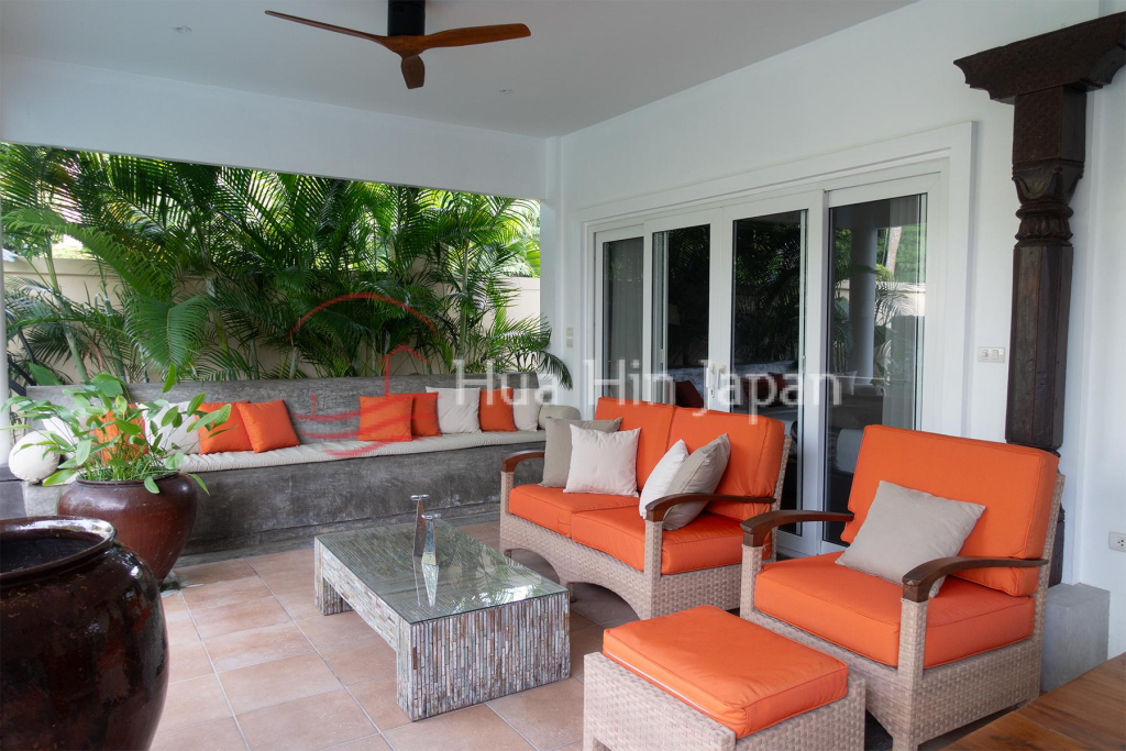 Elegant 3-Bedroom Pool Villa with Office in Orchid Palm Homes 4 on Soi 88 Hua Hin for Rent - Hua Hin - photo 12
