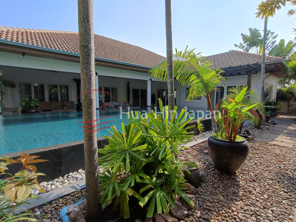 Elegant 3-Bedroom Pool Villa with Office in Orchid Palm Homes 4 on Soi 88 Hua Hin for Rent - Hua Hin - photo 1