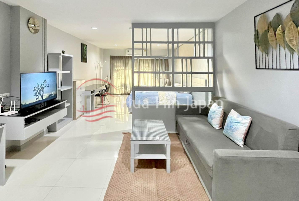 Good size studio unit at Baan Klang condominium For Sale - Hua Hin, Thailand