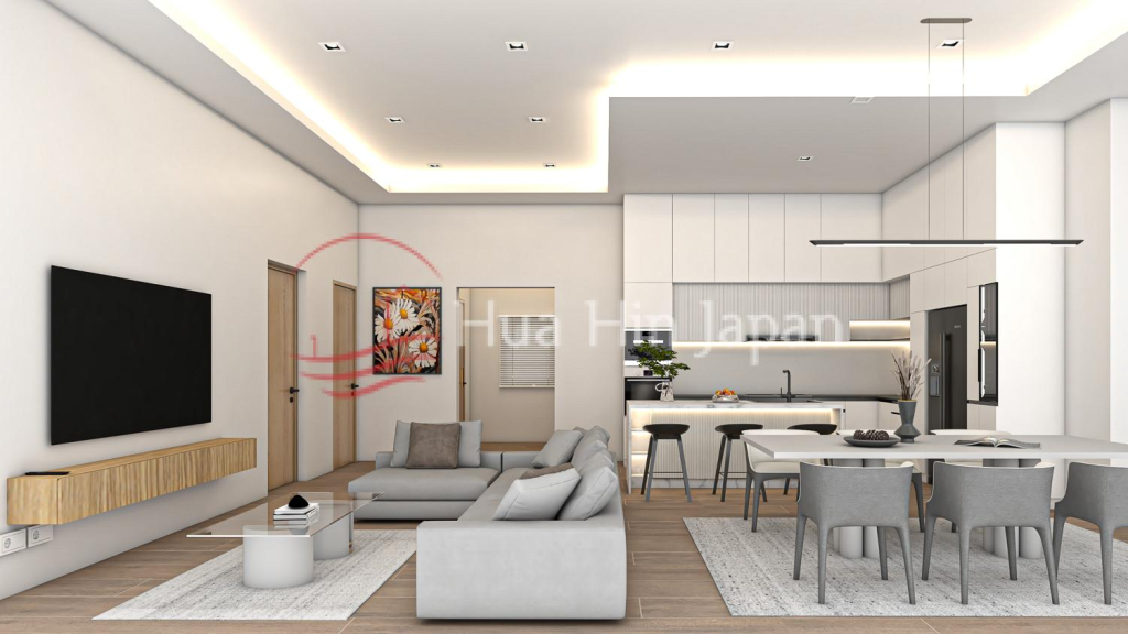 Top Quality 3 Bedroom Pool Villa Close to Hua Hin Center for Sale (Off-Plan and Under Construction) - Hin Lek Fai - photo 6