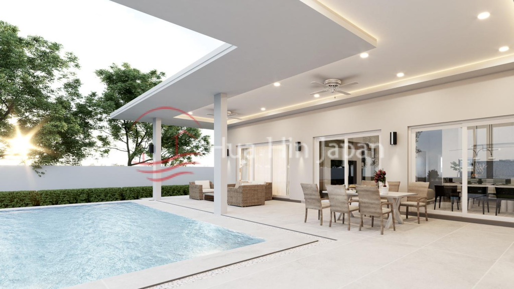 Top Quality 3 Bedroom Pool Villa Close to Hua Hin Center for Sale (Off-Plan and Under Construction) - Hin Lek Fai - photo 5