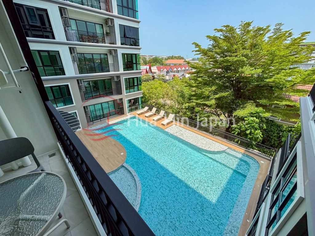 Newly Completed 2-Bedroom Condo for Sale on Soi 94, Hua Hin Centre, Fully Furnished | Pool View | Ready to Move In