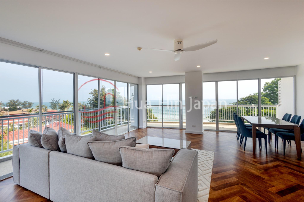 Top-Floor 3-Bedroom Condo with Panoramic Sea Views – Baan Suan Rim Sai, Khao Takiab, Hua Hin for Sale - Khao Takiab - photo 13