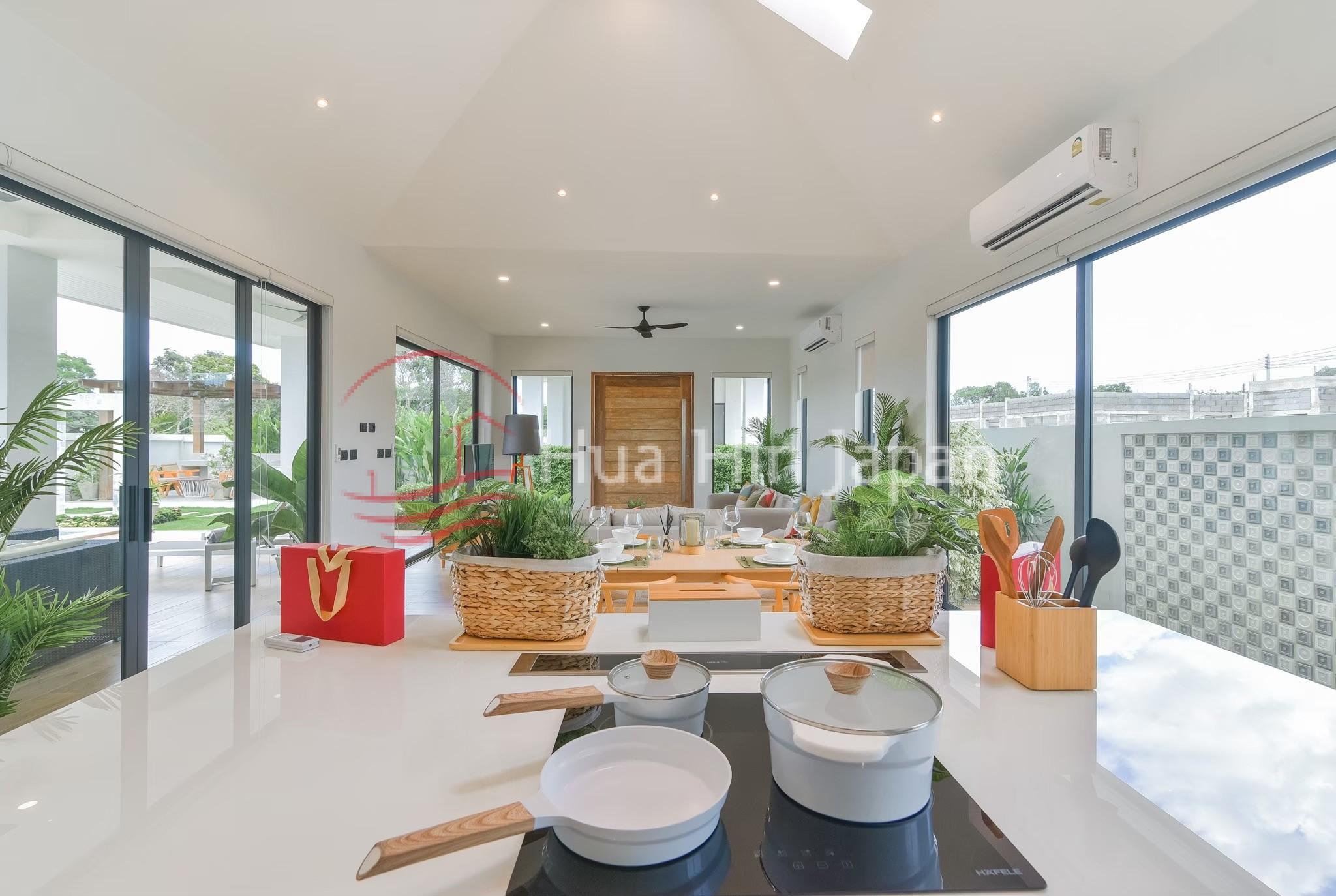 3 Bedroom Luxury Pool Villa kitchen area