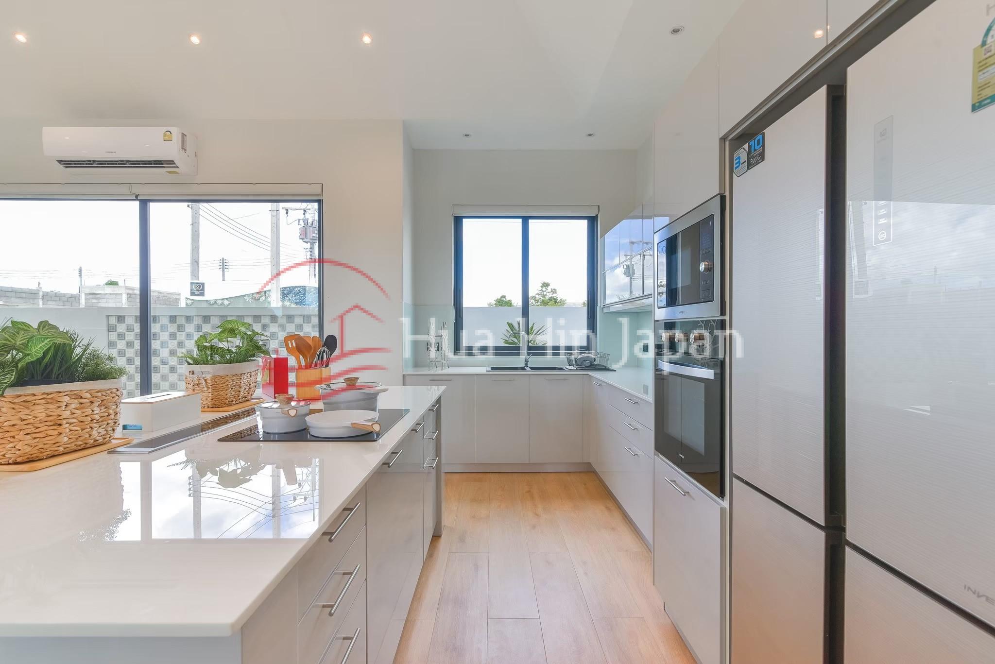 3 Bedroom Luxury Pool Villa kitchen area