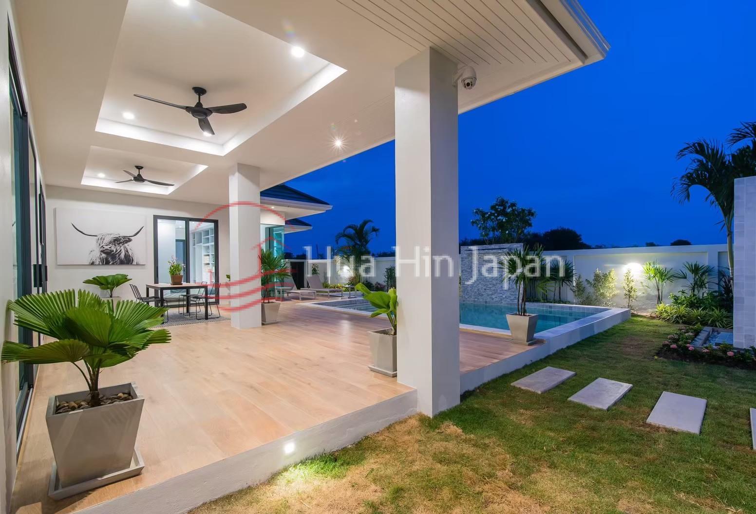3 Bedroom Luxury Pool Villa swimming pool and garden view