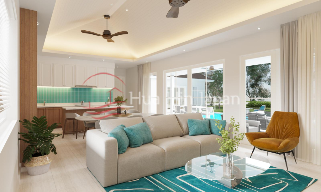 New Off-Plan 3-Bedroom Pool Villa for Sale, Fully Furnished, Near Soi 112, Hua Hin - Hua Hin - photo 9