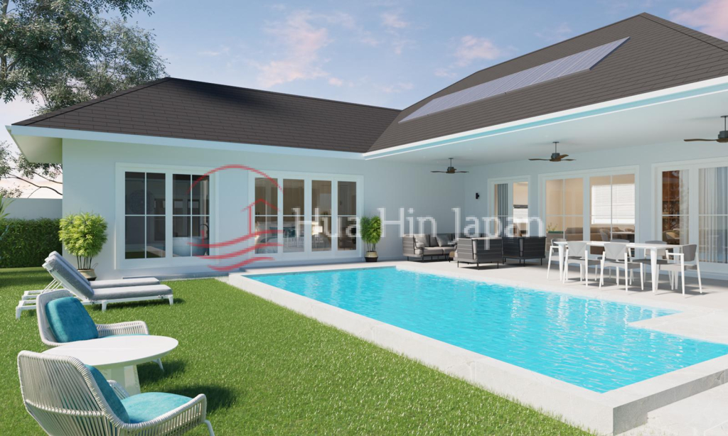 New Off-Plan 3-Bedroom Pool Villa for Sale, Fully Furnished, Near Soi 112, Hua Hin - Hua Hin - photo 8