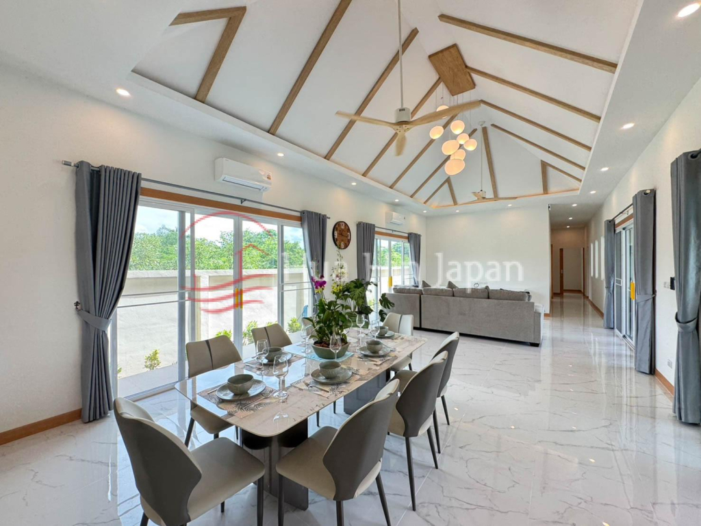 Newly Completed Top Quality 3 Bedroom Bali Style Pool Villa Only 10 Min From Hua Hin Downtown for Sale - Pranburi - photo 15
