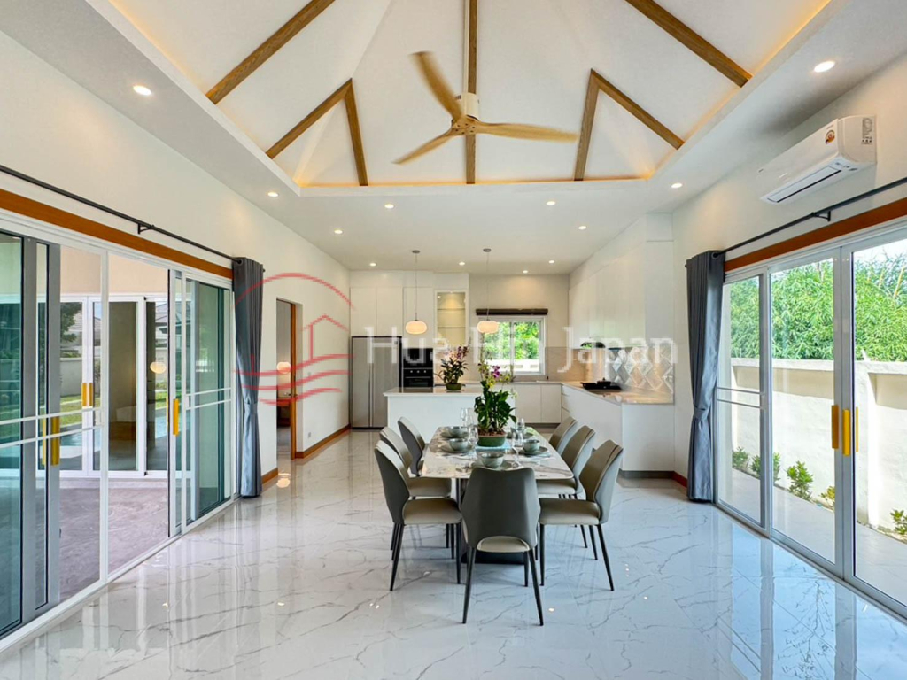 Newly Completed Top Quality 3 Bedroom Bali Style Pool Villa Only 10 Min From Hua Hin Downtown for Sale - Pranburi - photo 9