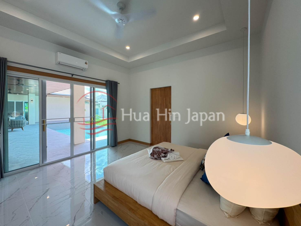 Newly Completed Top Quality 3 Bedroom Bali Style Pool Villa Only 10 Min From Hua Hin Downtown for Sale - Pranburi - photo 8