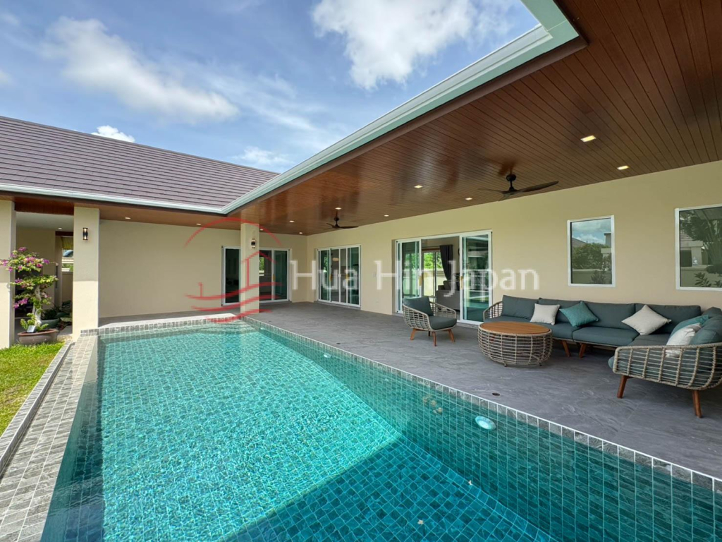 Newly Completed Top Quality 3 Bedroom Bali Style Pool Villa Only 10 Min From Hua Hin Downtown for Sale - Pranburi - photo 2