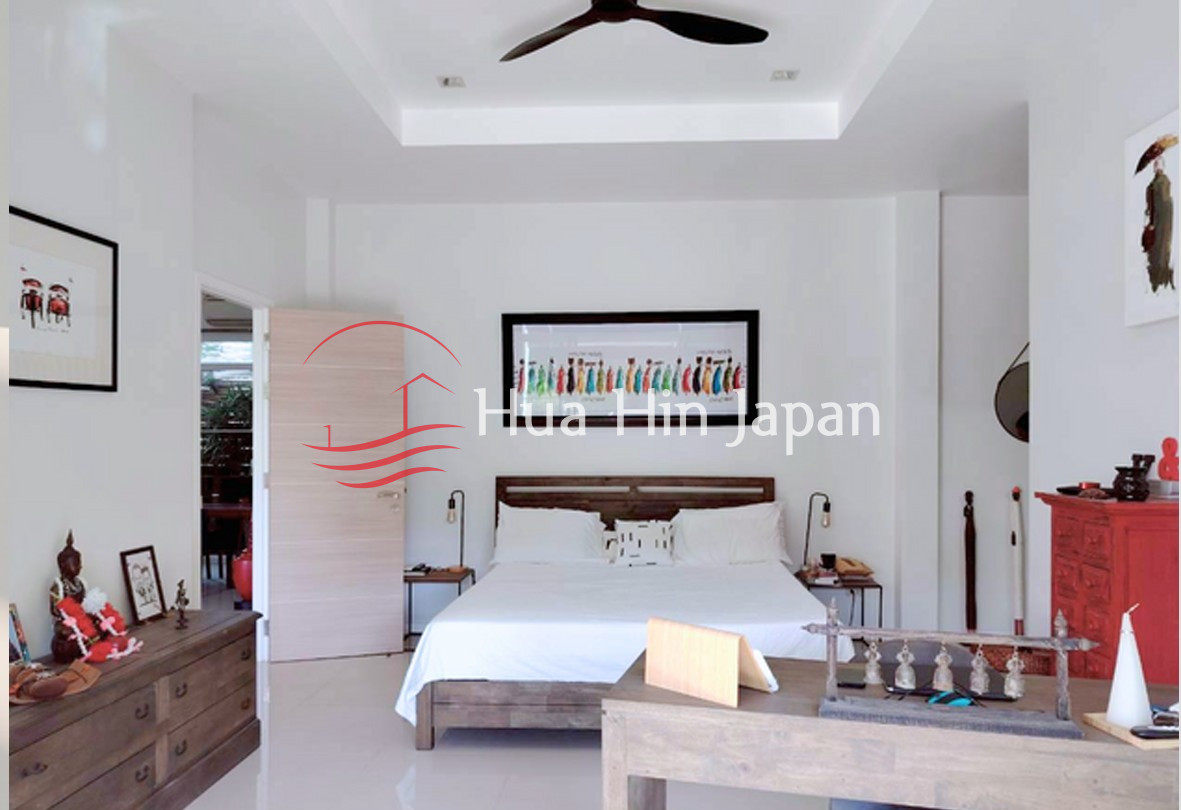 Contemporary Design 3 Bedroom Pool Villa With Rooftop Terrace for Sale in Sivana Garden Project, Hua Hin (Fully Furnished) - Khao Tao - photo 14