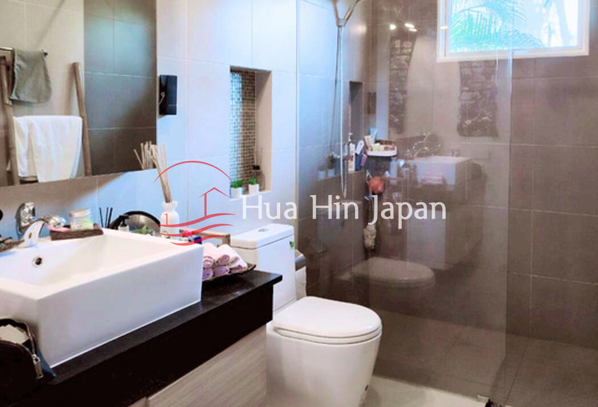 Contemporary Design 3 Bedroom Pool Villa With Rooftop Terrace for Sale in Sivana Garden Project, Hua Hin (Fully Furnished) - Khao Tao - photo 11