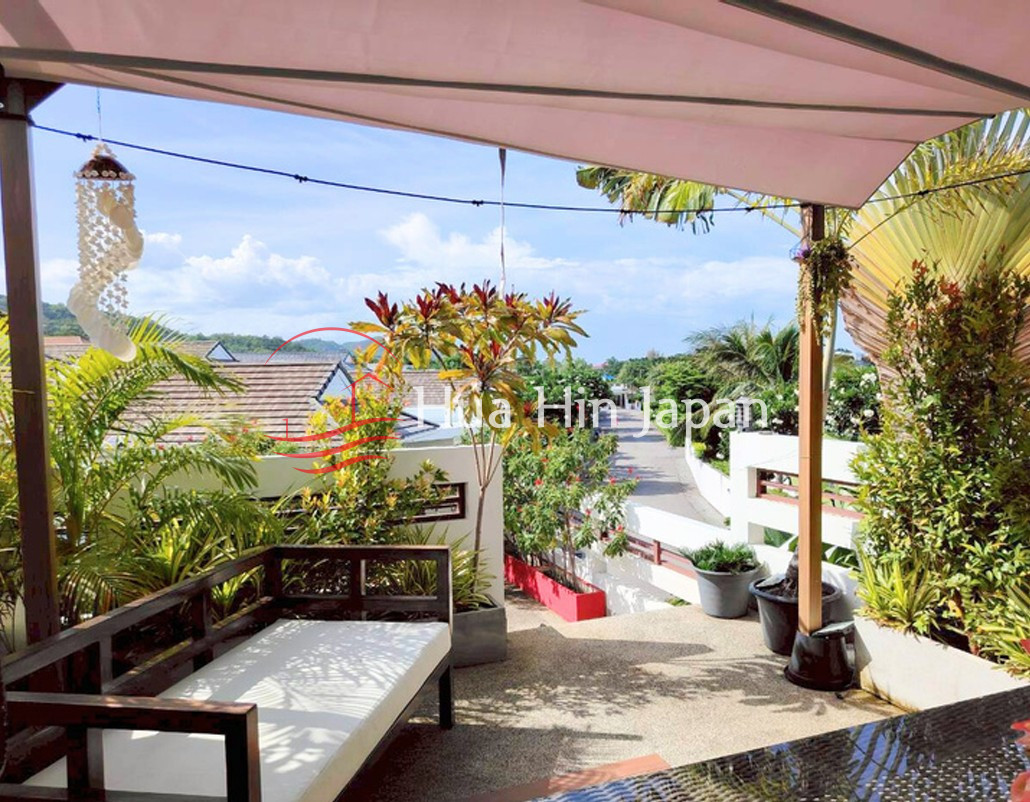 Contemporary Design 3 Bedroom Pool Villa With Rooftop Terrace for Sale in Sivana Garden Project, Hua Hin (Fully Furnished) - Khao Tao - photo 2