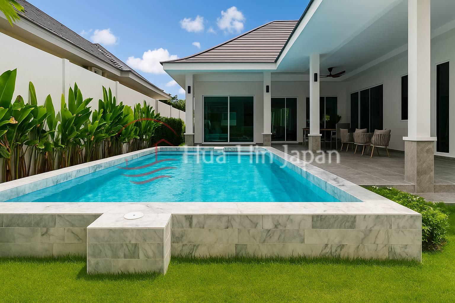 New 3 Bedroom Luxury Pool Villas in Soi 88, Close to Downtown Hua Hin (Completed & Semi-Completed)