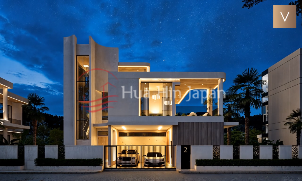 Contemporary 3-Bedroom Villa with Rooftop Terrace on Soi 88, Near Hua Hin Center (Off-Plan) - Hua Hin, Thailand