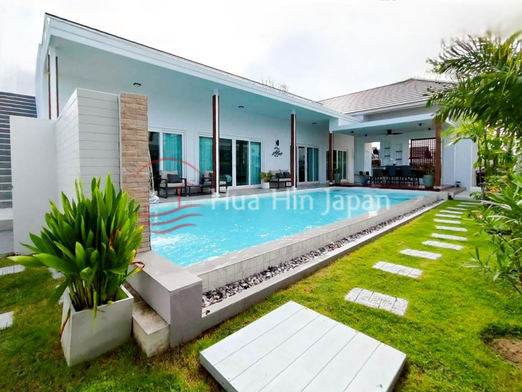 Central Location! Newly Completed Fully Furnished Villa on Soi 102, just 1 km from BluPort Mall, Hua Hin for Sale - Soi 102, Thailand