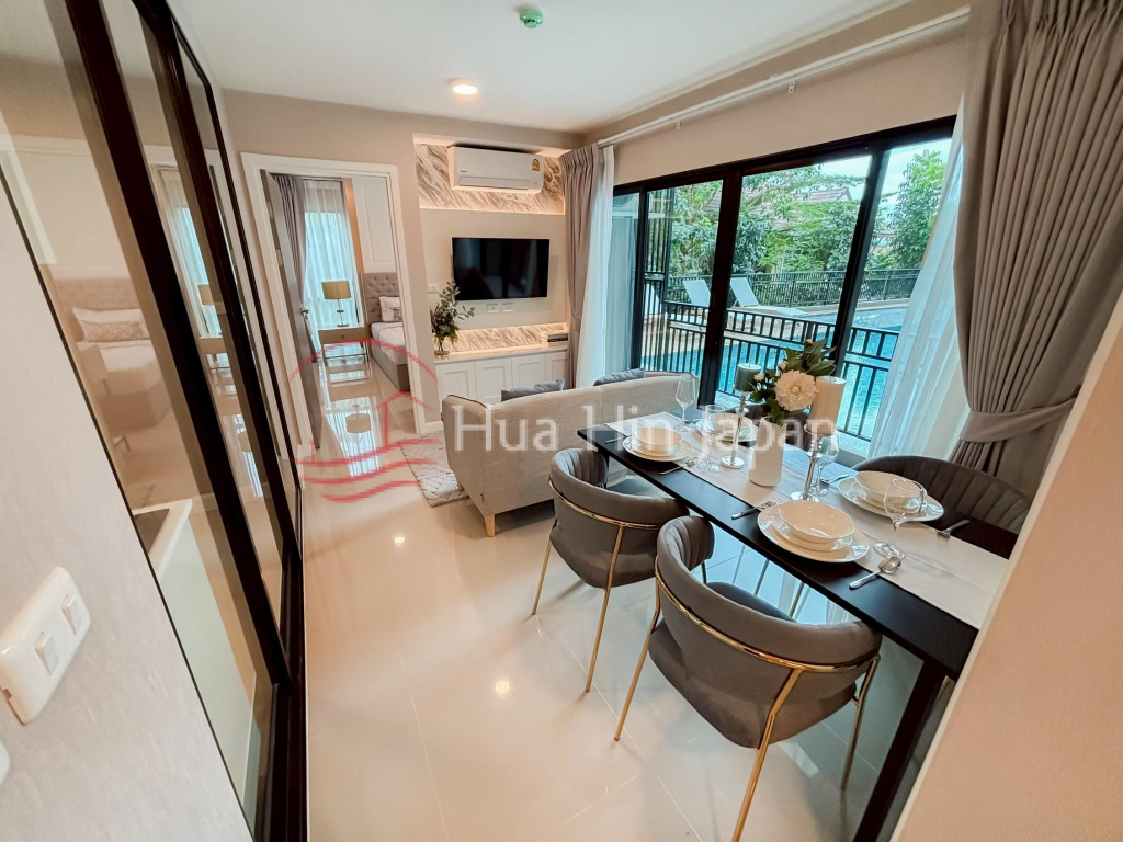 Newly Completed 2-Bedroom Condo for Sale on Soi 94, Hua Hin Centre, Fully Furnished | Pool View | Ready to Move In - Soi 94 - photo 14
