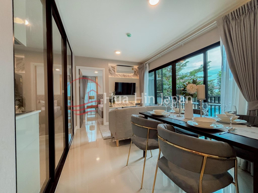 Newly Completed 2-Bedroom Condo for Sale on Soi 94, Hua Hin Centre, Fully Furnished | Pool View | Ready to Move In - Soi 94 - photo 13