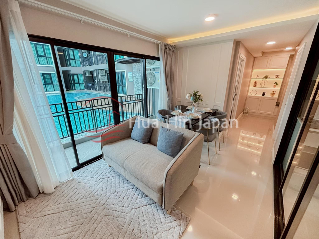 Newly Completed 2-Bedroom Condo for Sale on Soi 94, Hua Hin Centre, Fully Furnished | Pool View | Ready to Move In - Soi 94 - photo 12