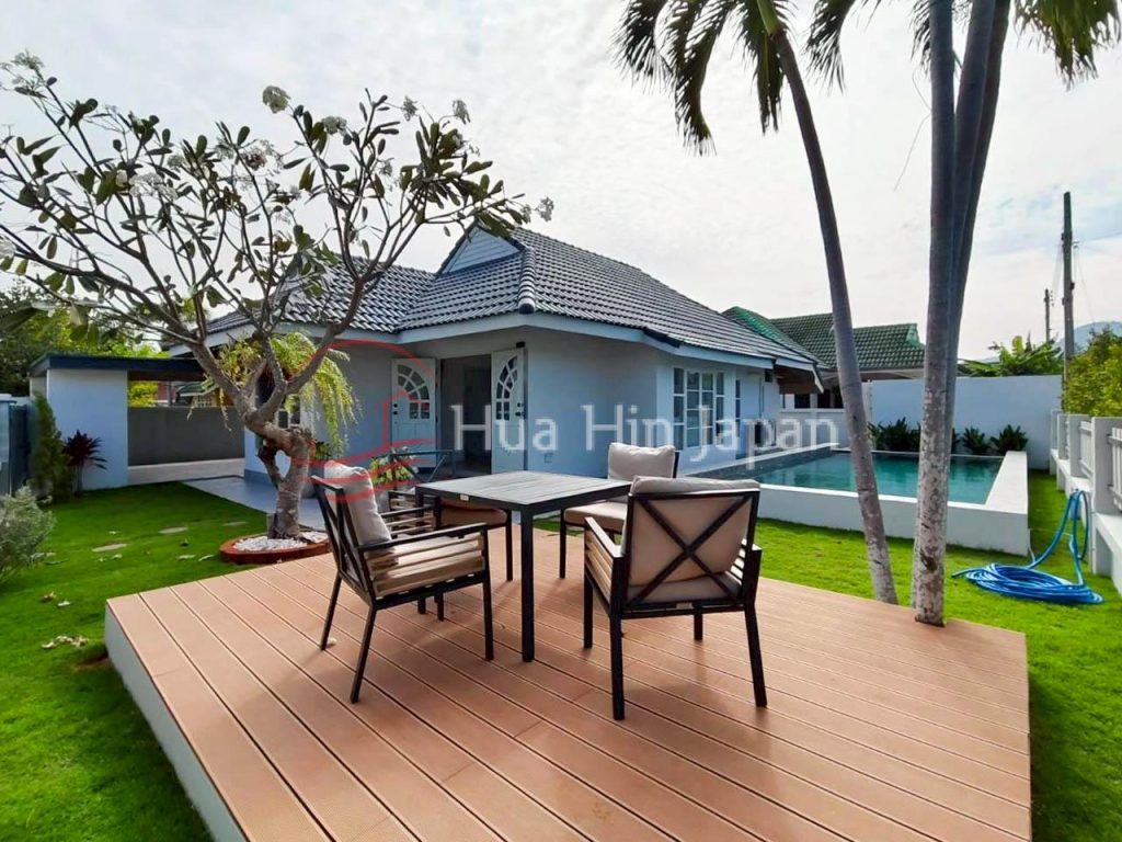 Central Location!  Recently Renovated 3 Bedroom Pool Villa for Sale Between Soi 102 and 112 Hua Hin