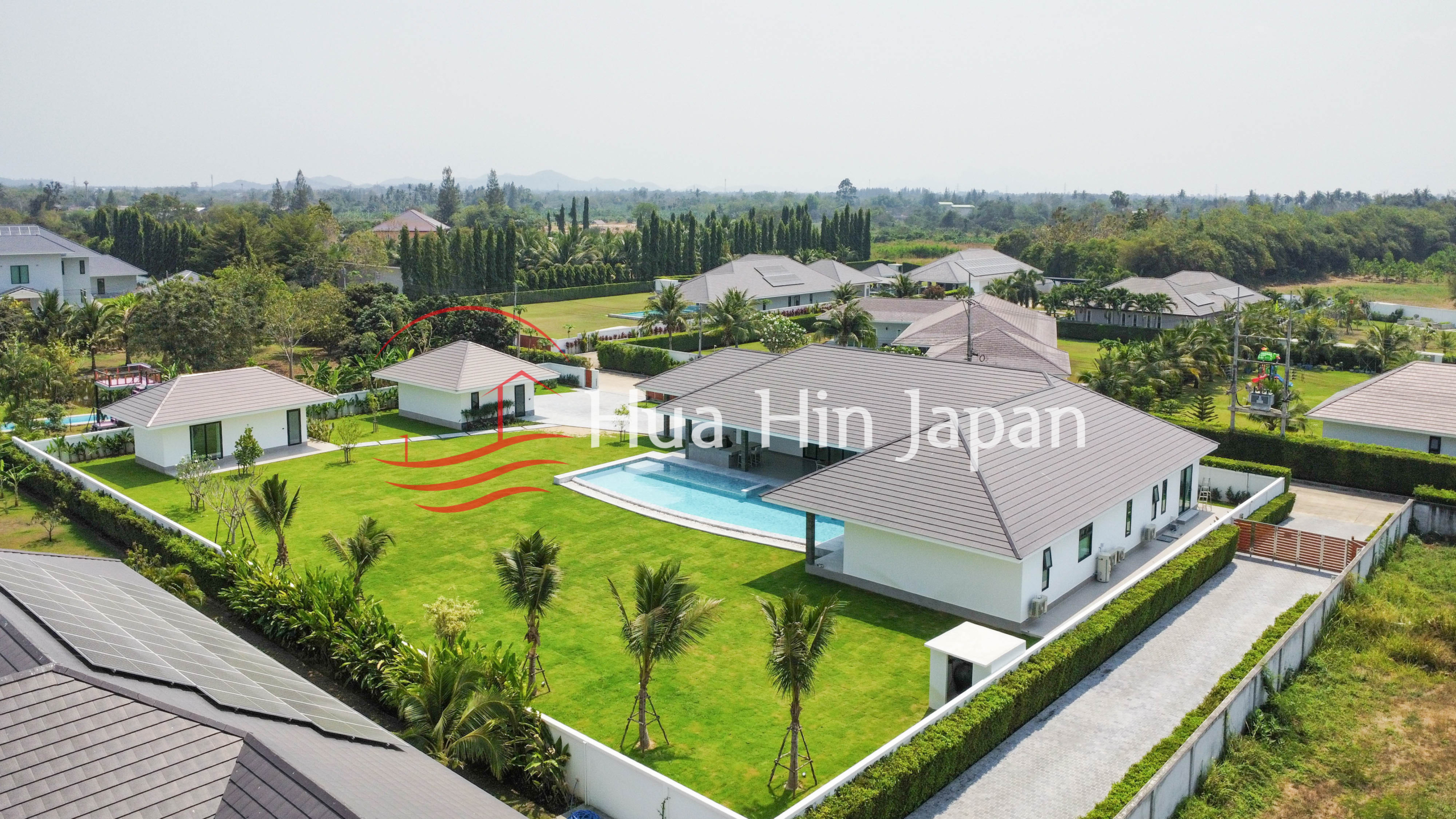 Very Solid Eco-Friendly Pool Villa with 18m Private Pool in South Hua Hin - Pranburi, Thailand