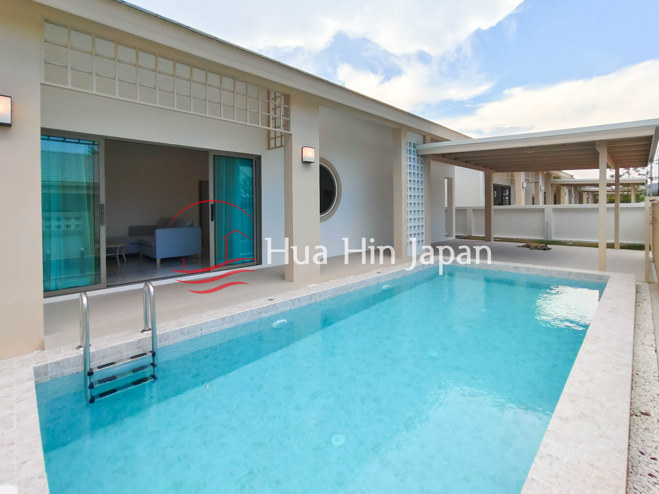 Unbeatable Value: 3BR Japanese-Inspired Design Pool Villa Near Black Mountain &amp; International School - Hin Lek Fai, Thailand