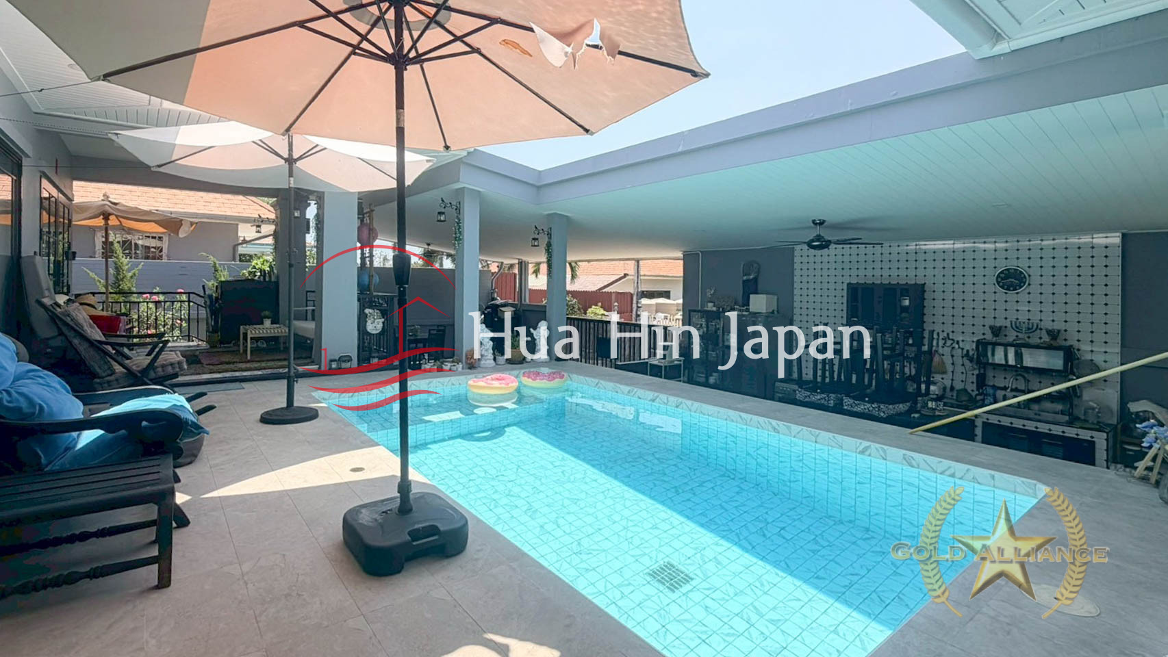 3 Bed 2 Bath Pool Villa for Sale in Soi 88, Hua Hin | Gold Alliance - Hua Hin, Thailand