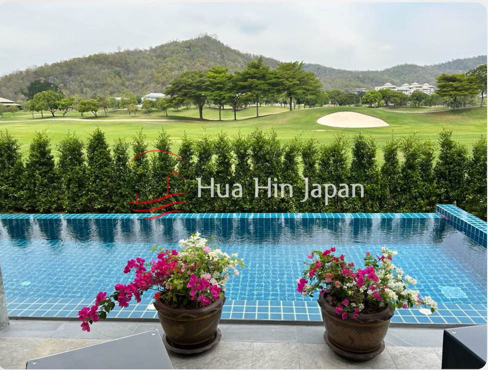 Black Mountain golf course town house with pool for sale Hua Hin