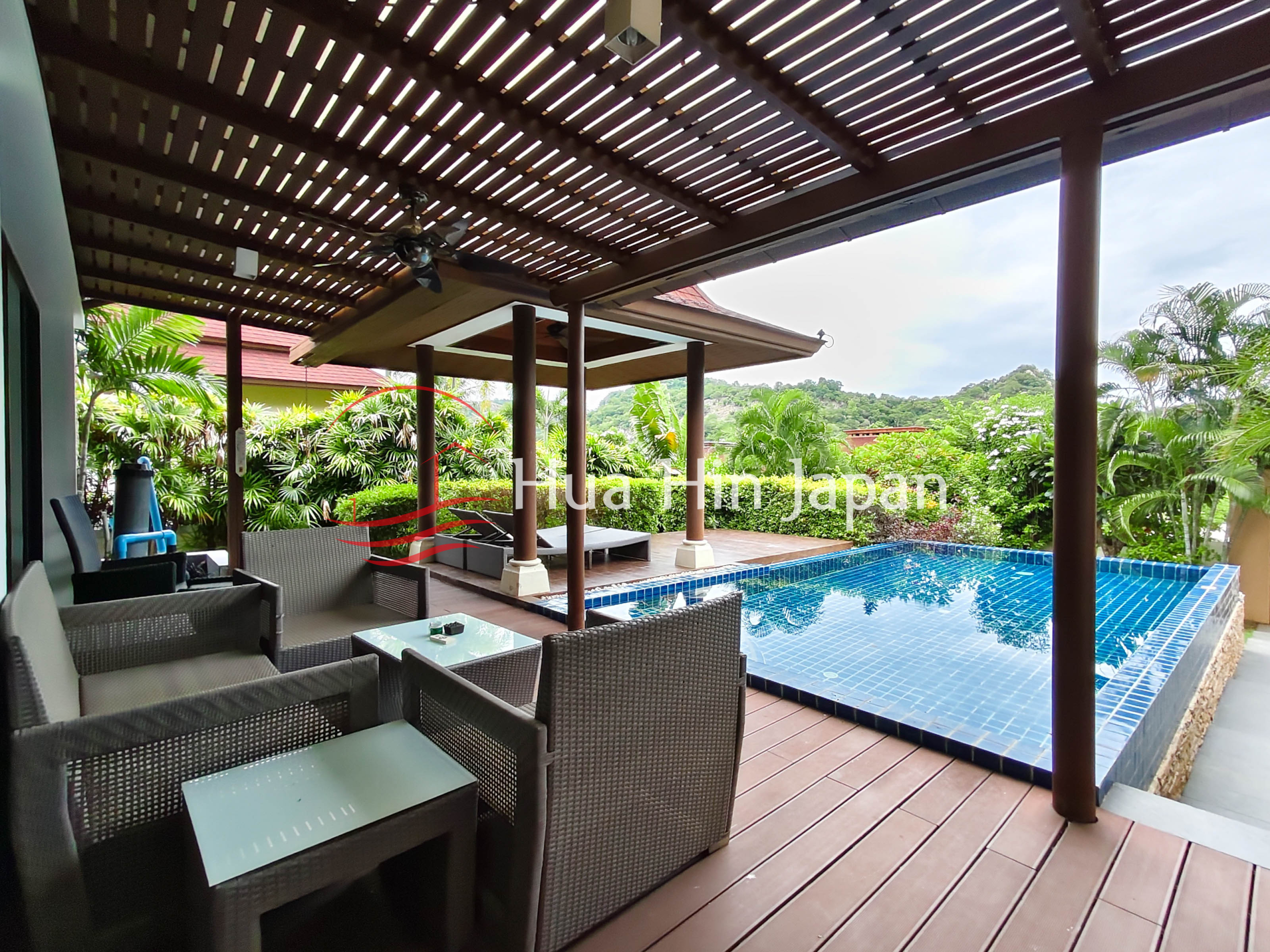 Panorama 2 Bedrooms Pool Villa swimming pool area