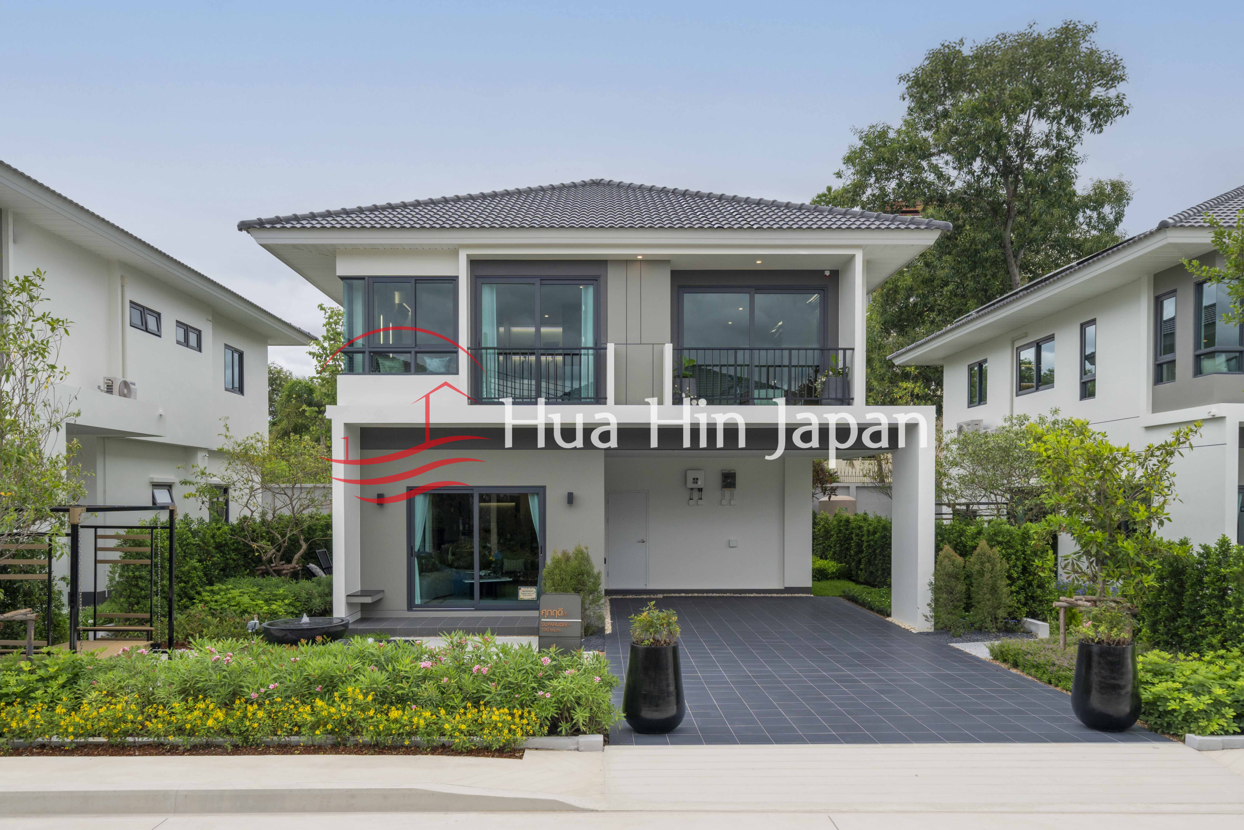 Unfurnished 4BR “Suparudee” 2-Story Villa with 3 kW Solar System in Supalai Park Ville – Hin Lek Fai - Hin Lek Fai, Thailand
