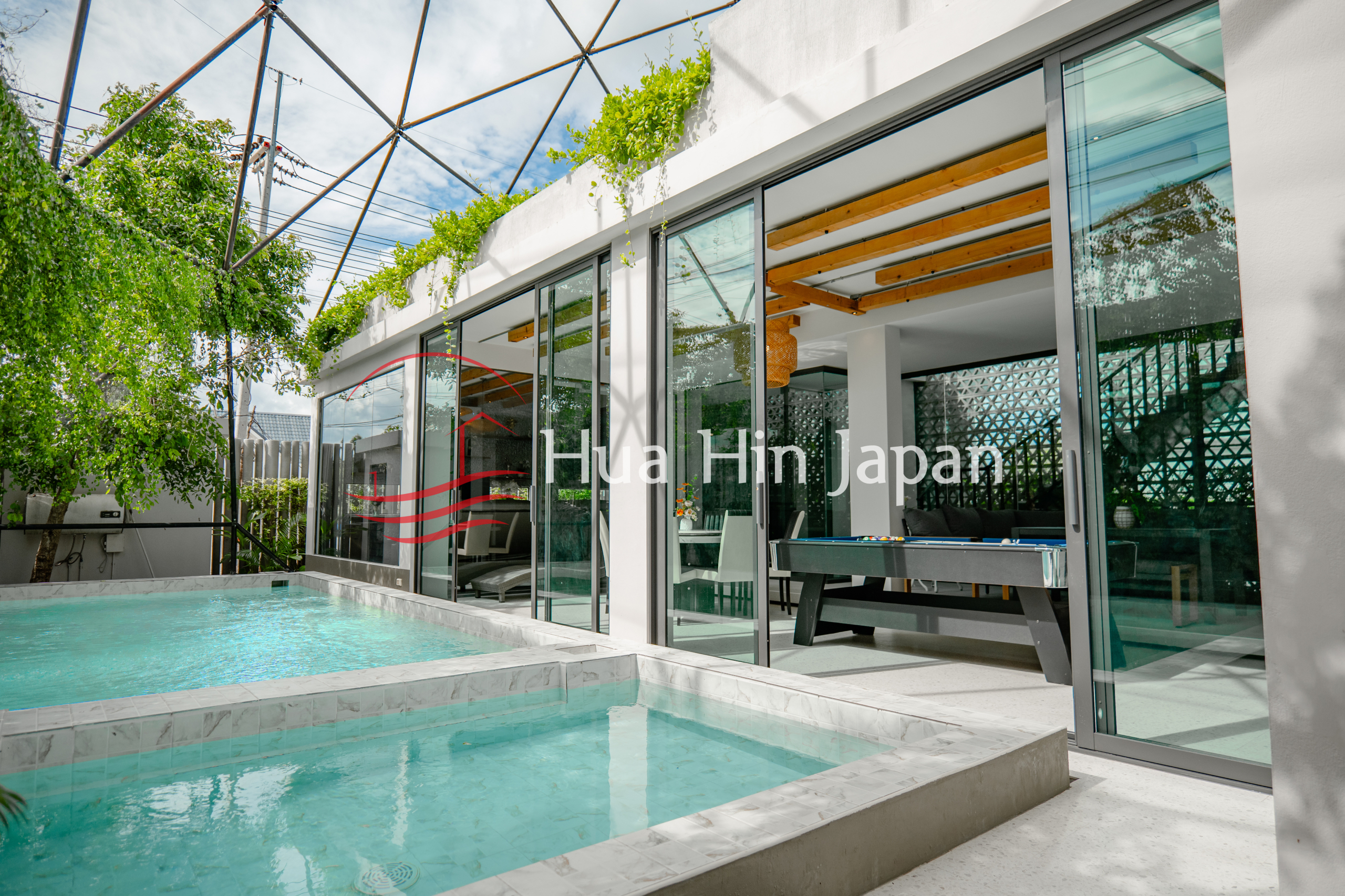 Modern Luxury 3 Bedroom Pool Villa near Black Mountain for Rent - Hin Lek Fai, Thailand