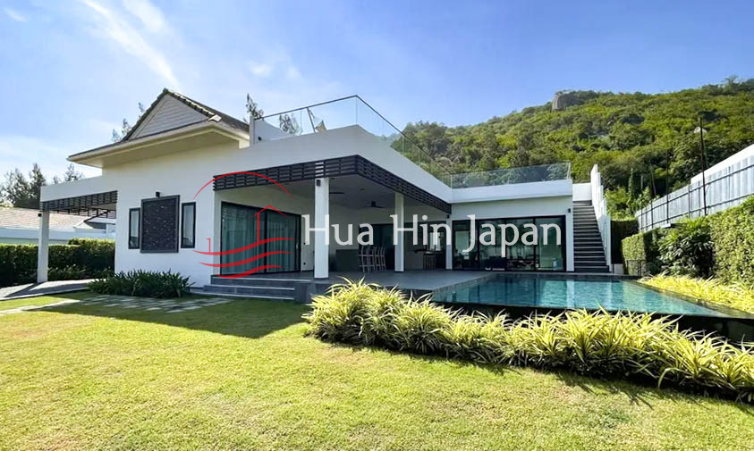 3 Bedroom Pool Villa With Mountain View for Sale Near Sai Noi Beach Hua Hin (Fully Furnished) - Khao Tao, Thailand