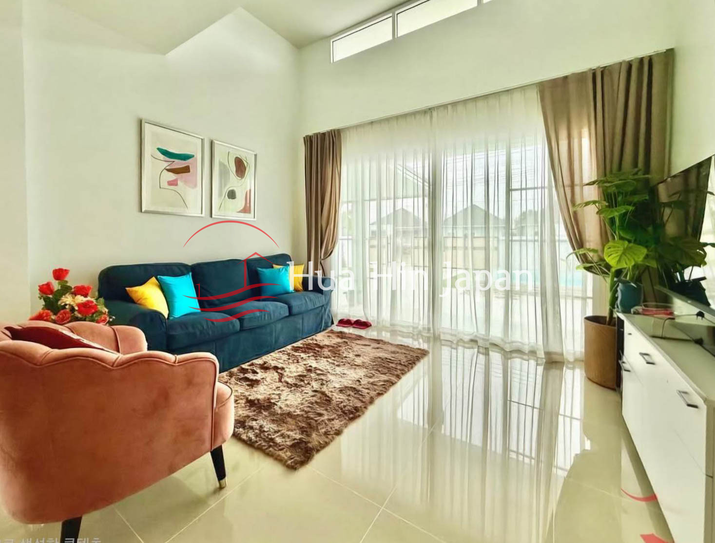 3 Bedroom Pool villa drawing area