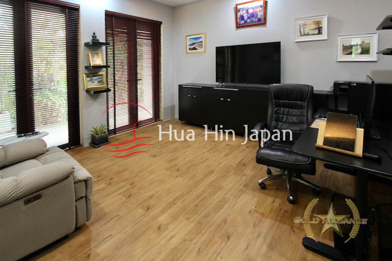 5 Bedroom Pool Villa drawing room and home working place