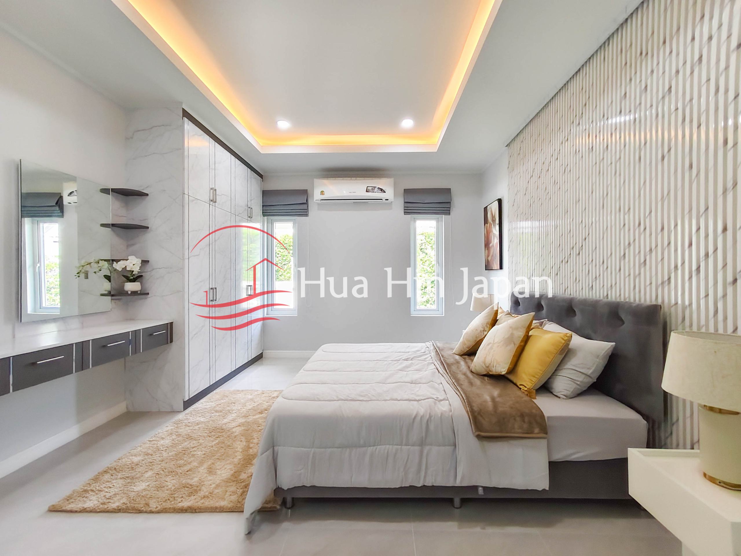 Siam Village 3 Bedroom Fully Furnished Pool House Bedroom area