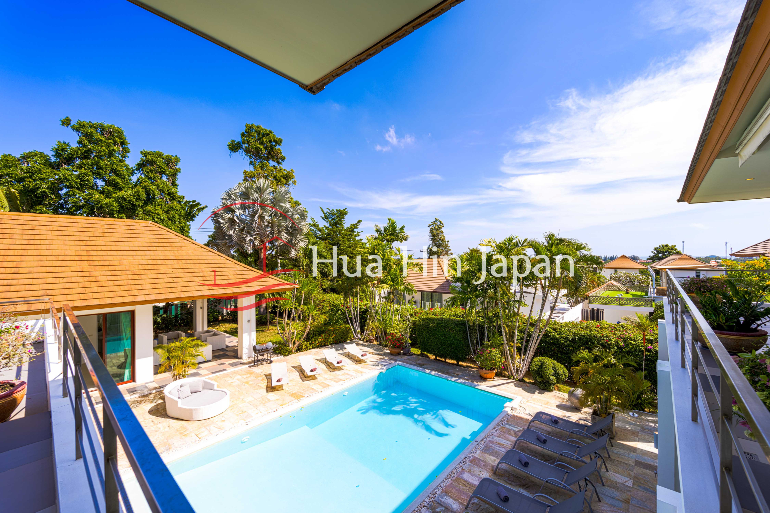 Luxury 5BR Pool Villa at Phu Montra (Soi 126) – Distant Sea Views &amp; Mountain Backdrop - Khao Tao - photo 9