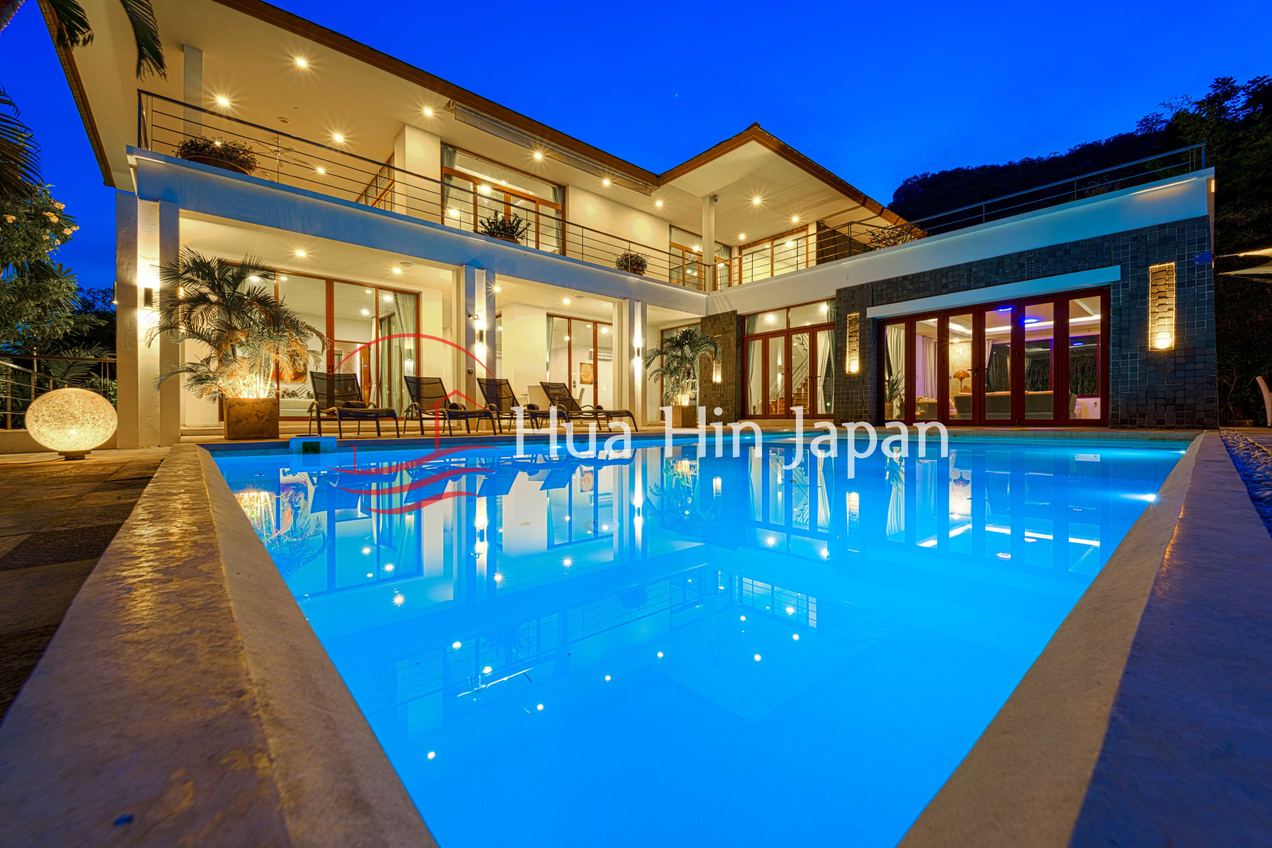 Luxury 5BR Pool Villa at Phu Montra (Soi 126) – Distant Sea Views &amp; Mountain Backdrop - Khao Tao - photo 4