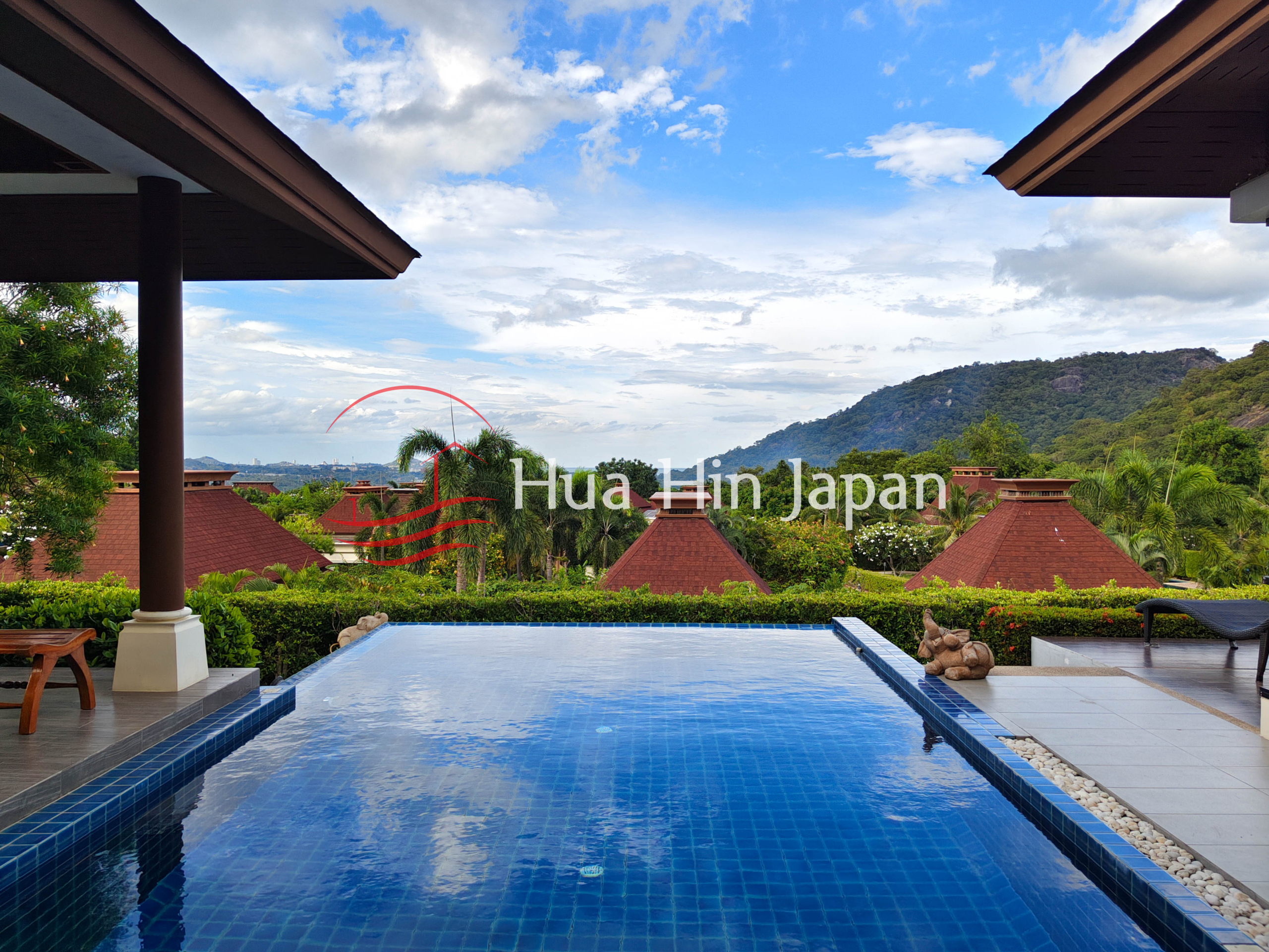 Rare Freehold Resale at Panorama Khao Tao | Executive 3BR Sea-View Pool Villa in Hua Hin South