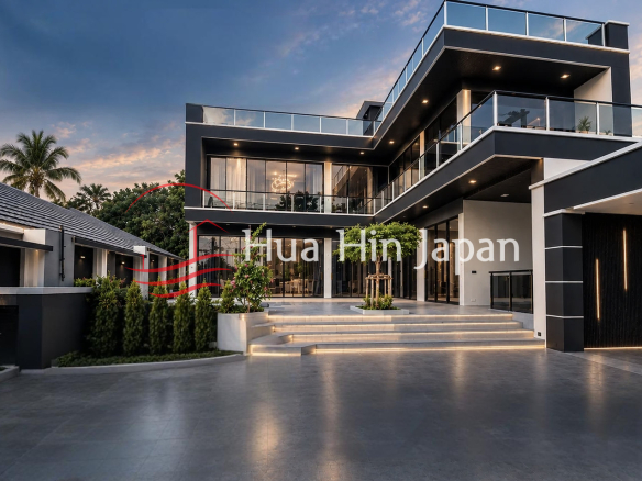 Brand New - Luxury 4 Bed Room Pool Villa Soi Hua Hin 70 front area