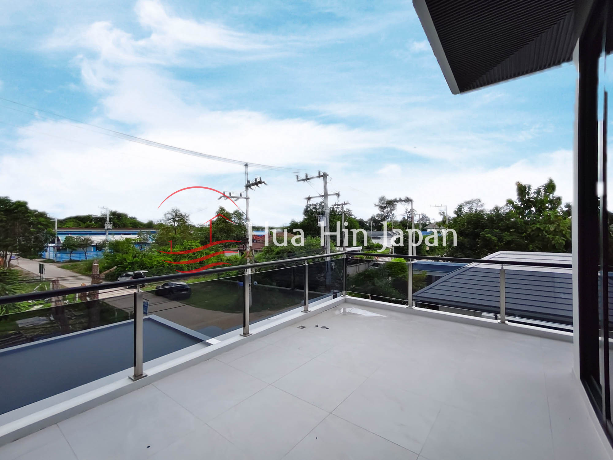 Brand New - Luxury 4 Bed Room Pool Villa balcony view