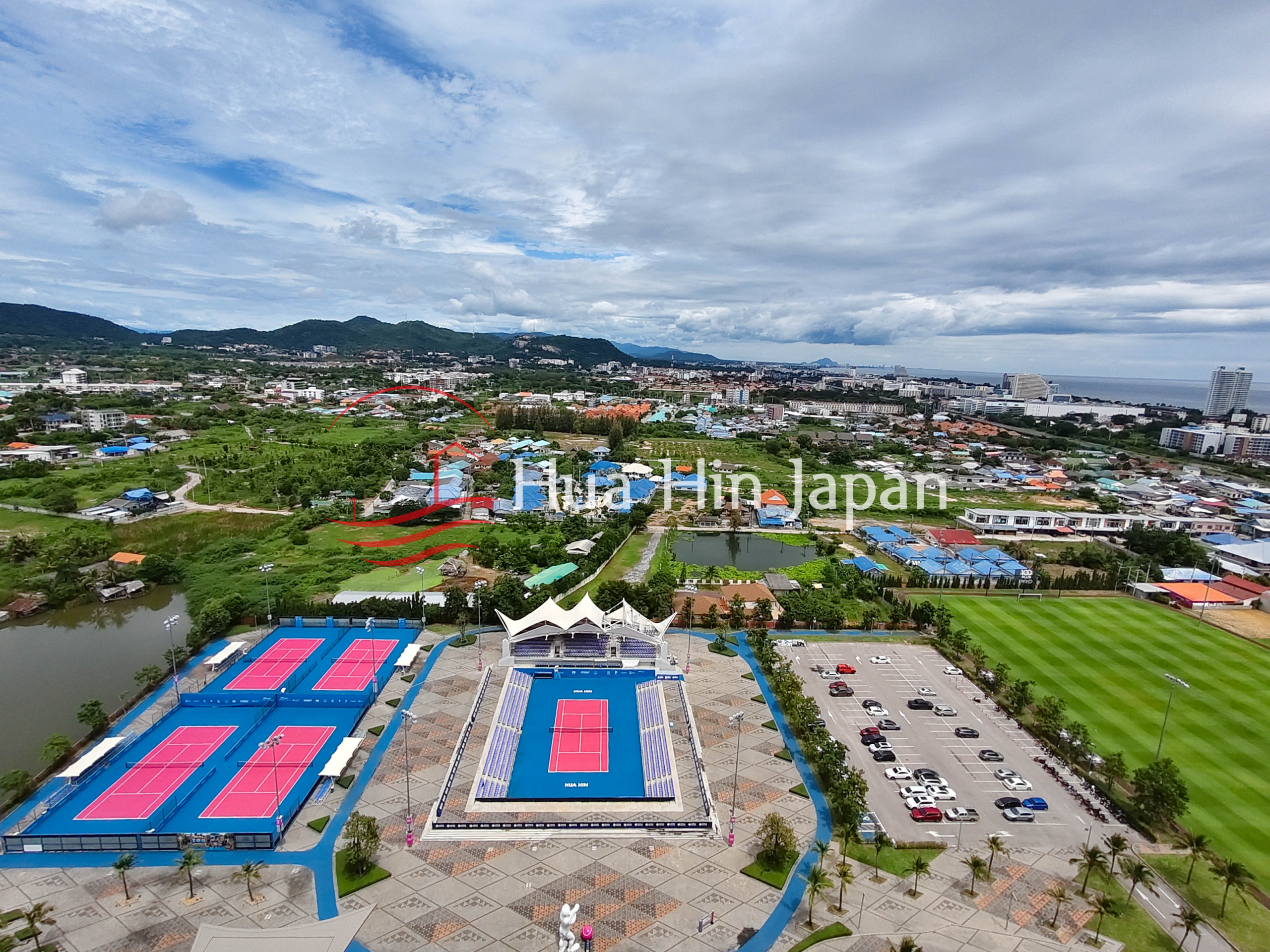 Studio room for sale at Baan Kieang Fha condominium balcony view