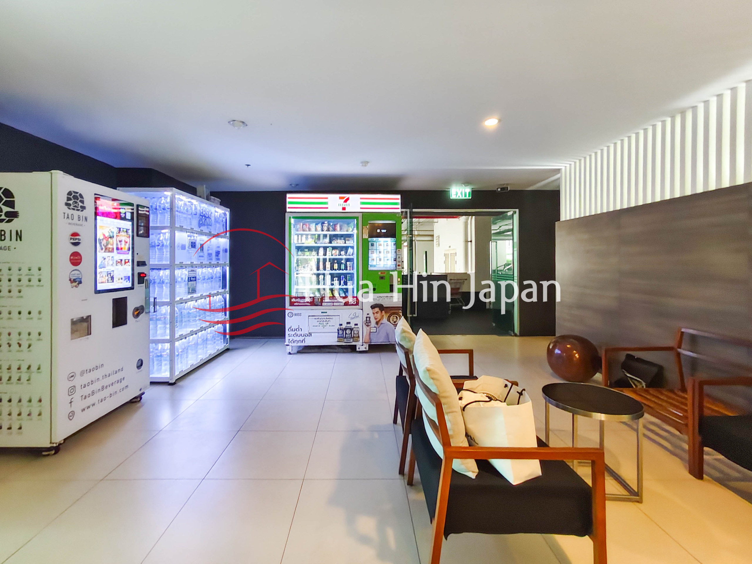 Studio room for sale at Baan Kieang Fha condominium sitting area